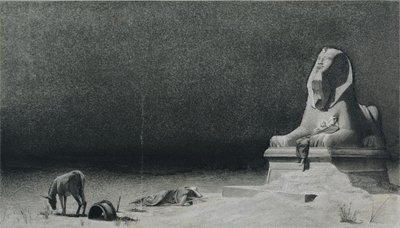 Loput lennossa Egyptiin (recto) tekijältä Luc Olivier Merson