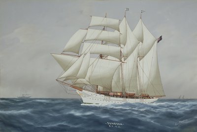 The Sunbeam Under Full Sail (guassi paperilla) (katso 197336) tekijältä Luca Papaluca
