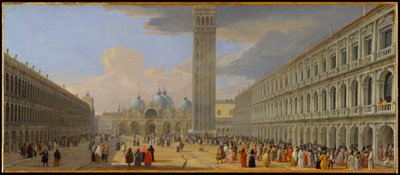 Piazza San Marco, Venetsia tekijältä Luca Carlevarijs