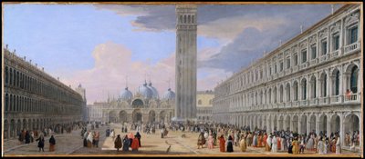 Piazza San Marco, Venetsia tekijältä Luca Carlevarijs