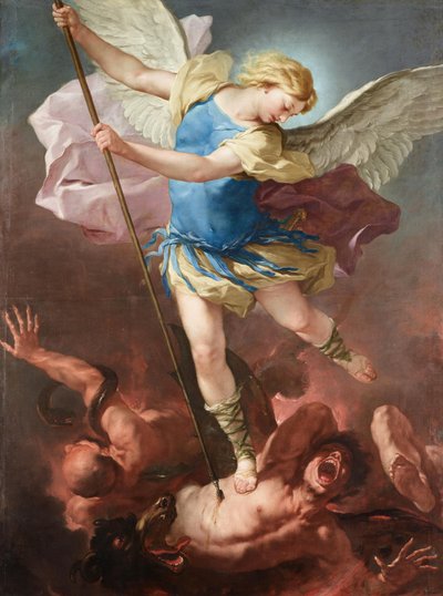 Pyhä Mikael tekijältä Luca Giordano