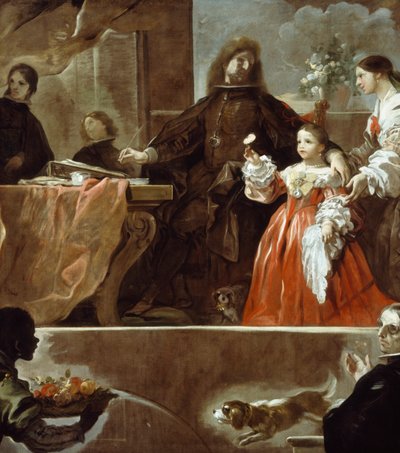 Kunnioitus Velazquezille Santiestebanin kreiville tekijältä Luca Giordano