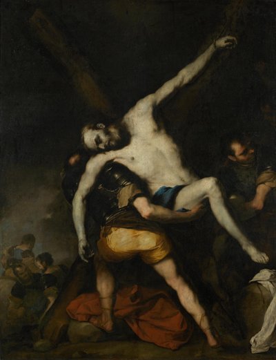 Pyhän Andreaksen ristiltäotto tekijältä Luca Giordano