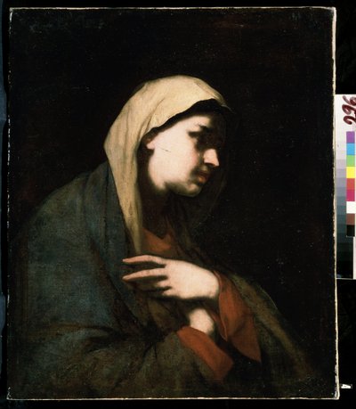 ""Marie Madeleine"" Peinture de Luca Giordano (1632-1705) 17eme siecle Mikhail Kroshitsky Art Museum, Sevastopol (Sebastopol) Ukraina tekijältä Luca Giordano
