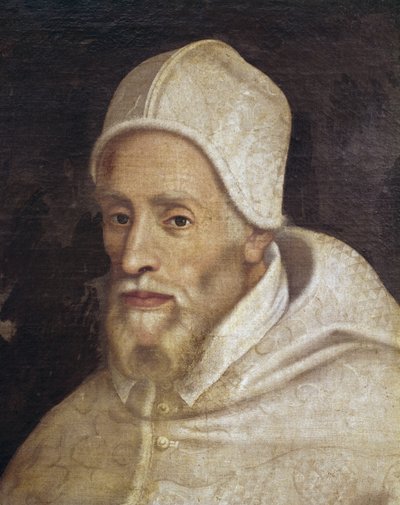 Paavi Paavali III:n (1468-1549) muotokuva, Luca Longhin (1507-1580) maalaus tekijältä Luca Longhi