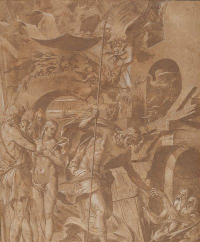 Kristus Limbossa, n. 1547-48. tekijältä Luca Penni
