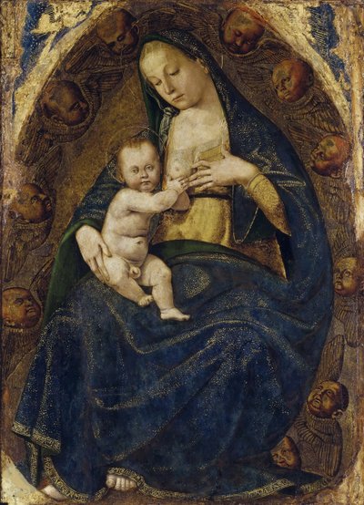 Hoitotyöntekijä Madonna, n. 1482-1485. tekijältä Luca Signorelli