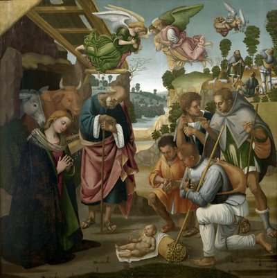 Paimenten palvonta, 1522. tekijältä Luca Signorelli