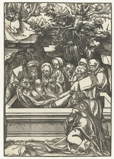 Hautaus Passion of Christ (sarjan nimi) tekijältä Lucas Cranach
