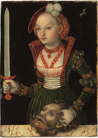 Judith ja Holofernes tekijältä Lucas Cranach