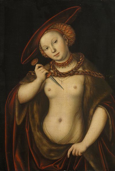 Lucretia tekijältä Lucas Cranach