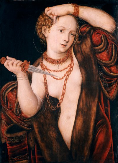 Lucretia, vuoden 1537 jälkeen tekijältä Lucas Cranach