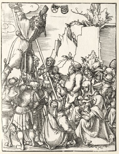 Pyhän Andreaksen marttyyrikuolema tekijältä Lucas Cranach