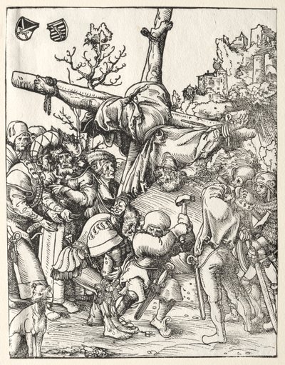 Pyhän Pietarin marttyyrikuolema tekijältä Lucas Cranach