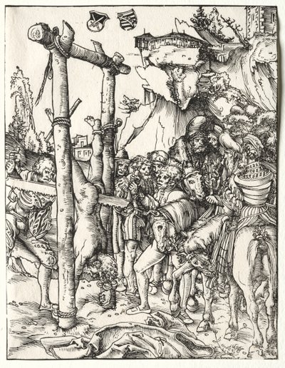Pyhän Simeonin marttyyrikuolema tekijältä Lucas Cranach