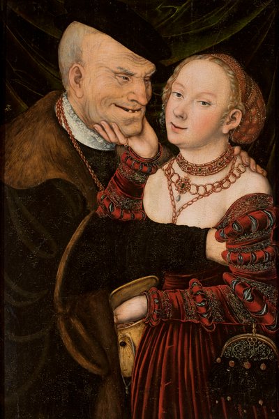 Unpassendes Paar tekijältä Lucas Cranach