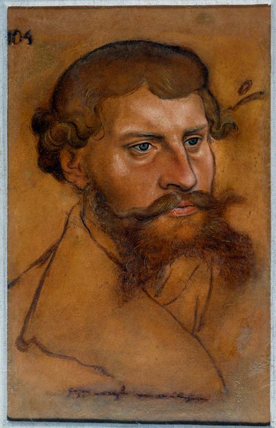 Muotokuva Saksin herttua Ernest IV:stä, uudistuksen prinssistä Lucas Cranach Vanhan piirustus tekijältä Lucas Cranach