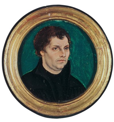Martti Lutherin muotokuva, 1525 tekijältä Lucas Cranach the Elder