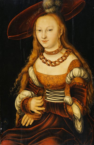 Nuoren naisen muotokuva, n. 1350 tekijältä Lucas Cranach