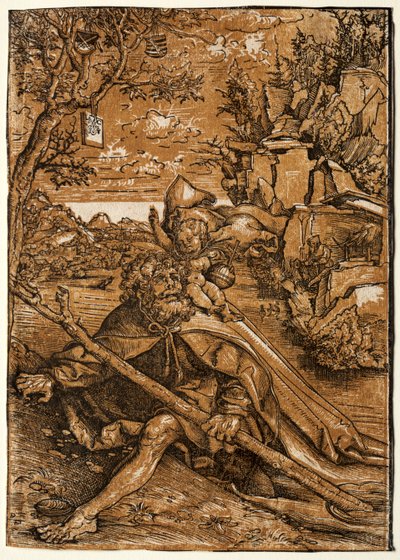 Pyhä Christopher tekijältä Lucas Cranach