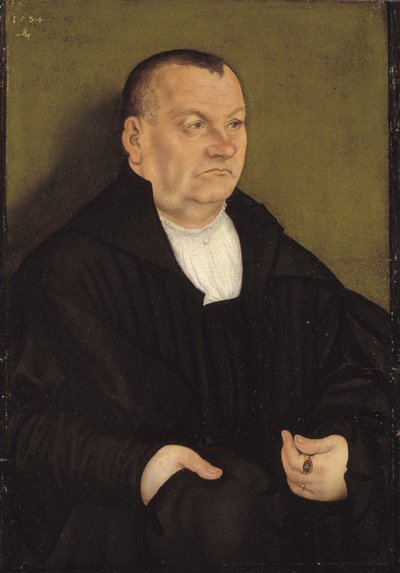 Miehen muotokuva tekijältä Lucas Cranach d.Æ.