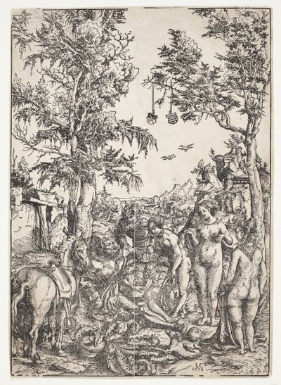 Pariisin tuomio tekijältä Lucas Cranach d.Æ.
