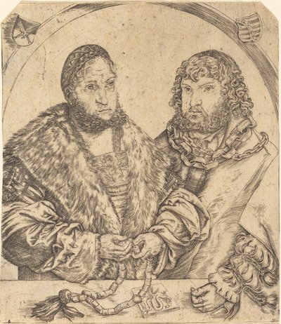 Frederick Viisas ja Johannes Saksin Konstantti tekijältä Lucas Cranach the Elder