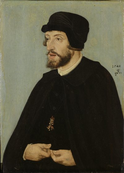 Saksa: Bildnis König Ferdinands I. Pyhän saksalaisroomalaisen keisarin Ferdinand I:n muotokuva. tekijältä Lucas Cranach the Elder