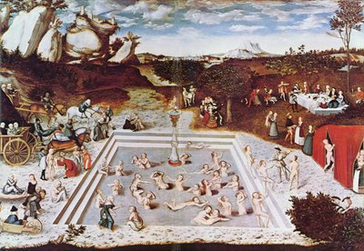 Saksa: Der Jungbrunnen Nuoruuden lähde tekijältä Lucas Cranach the Elder