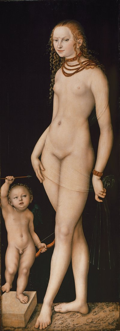 Saksa: Venus und Amor Venus ja Amor Venus ja Amor tekijältä Lucas Cranach the Elder