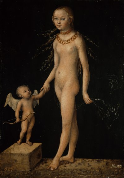 Saksa: Venus und Amor Venus ja Amor Venus ja Amor tekijältä Lucas Cranach the Elder