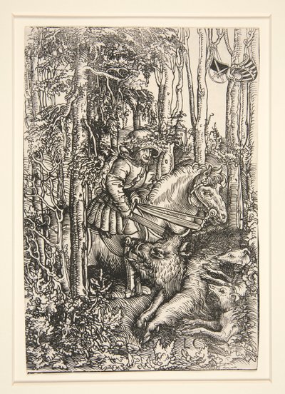 Metsästäjä tappaa villisian tekijältä Lucas Cranach the Elder