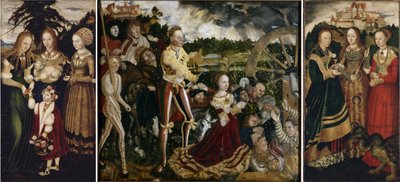 Katharinenaltar tekijältä Lucas Cranach the Elder