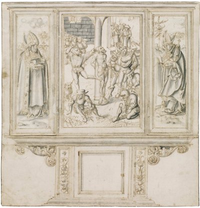 Lucas Cranachin alttarin luonnos tekijältä Lucas Cranach the Elder