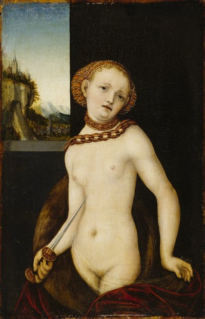 Lucretia tekijältä Lucas Cranach the Elder