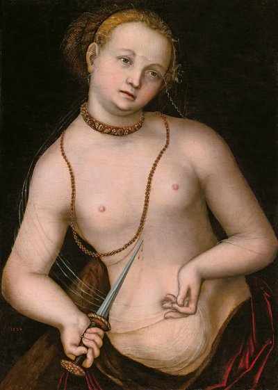 Lucretia tekijältä Lucas Cranach the Elder