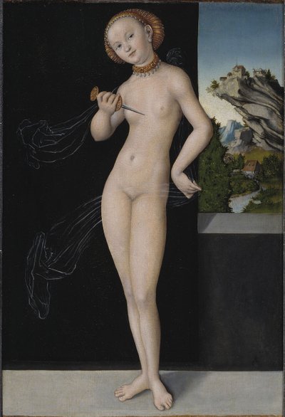 Lucretia, 1528 tekijältä Lucas Cranach the Elder