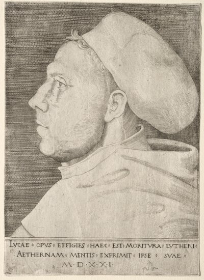 Martti Luther. tekijältä Lucas Cranach the Elder