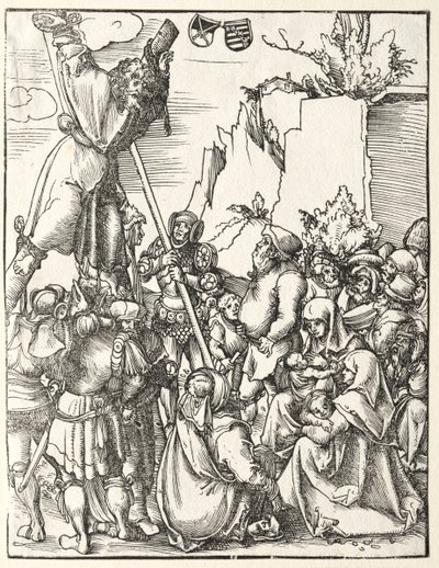 Pyhän Andreaksen marttyyrikuolema. tekijältä Lucas Cranach the Elder