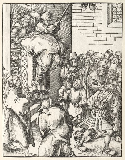 Pyhän Jaakobin marttyyrikuolema. tekijältä Lucas Cranach the Elder