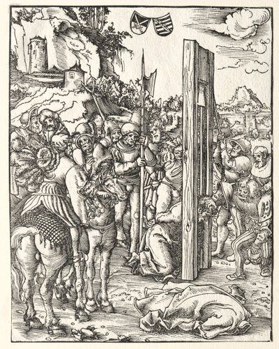 Pyhän Mattiaan marttyyrikuolema. tekijältä Lucas Cranach the Elder