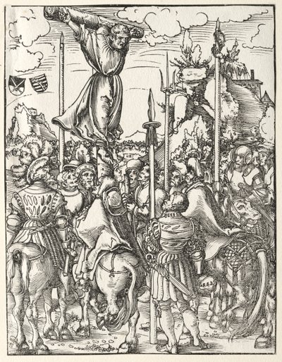 Pyhän Filippuksen marttyyrikuolema. tekijältä Lucas Cranach the Elder