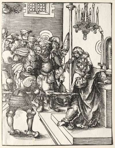 Pyhän Tuomaan marttyyrikuolema. tekijältä Lucas Cranach the Elder