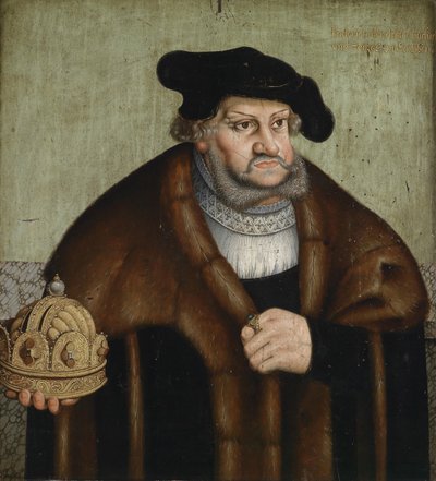 Frederick III:n muotokuva, Saksin vaaliruhtinas 1463-1525 tekijältä Lucas Cranach the Elder