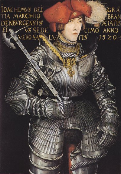 Muotokuva Joachim II. Brandenburgin vaaliruhtinaan muotokuva. tekijältä Lucas Cranach the Elder