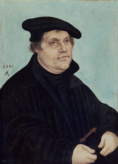 Martin Lutherin muotokuva tekijältä Lucas Cranach the Elder