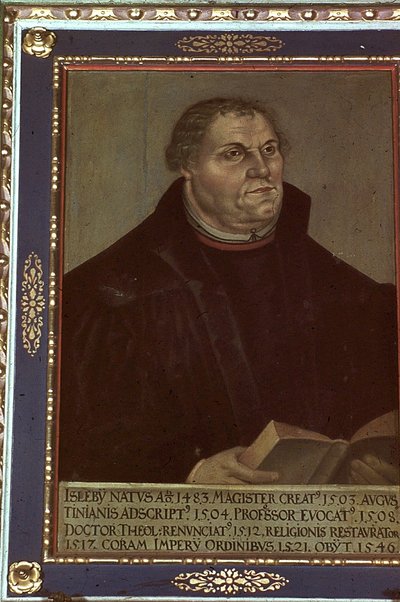 Martin Lutherin muotokuva tekijältä Lucas Cranach the Elder