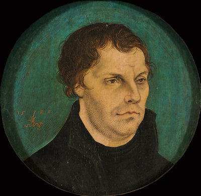 Martti Lutherin muotokuva 1483-1546, 1525. tekijältä Lucas Cranach the Elder