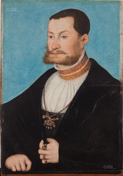 Muotokuva prinssi Joachimista tekijältä Lucas Cranach the Elder