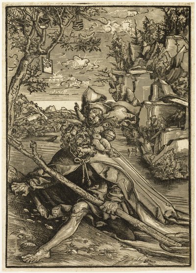 Saint Christopher tekijältä Lucas Cranach the Elder
